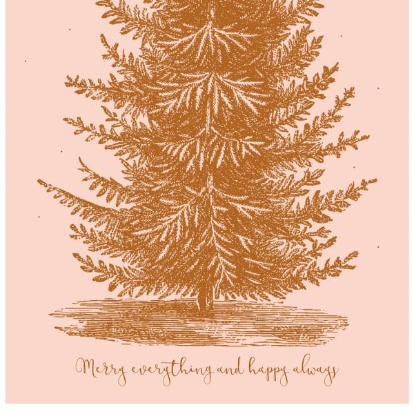 Kerstboom Behangboog Blush - Afbeelding 4