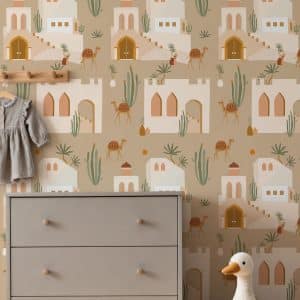 Behang Oasis Beige