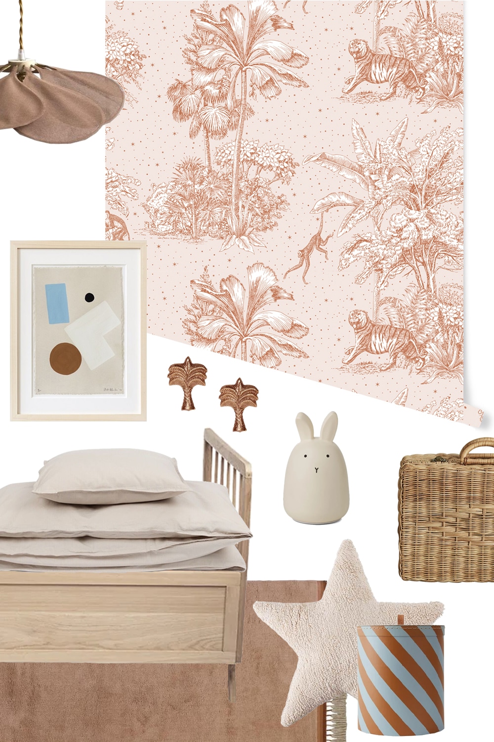 Behang Jungle Dream Beige - Afbeelding 5