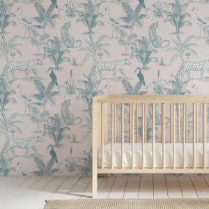 Behang Jungle Blue