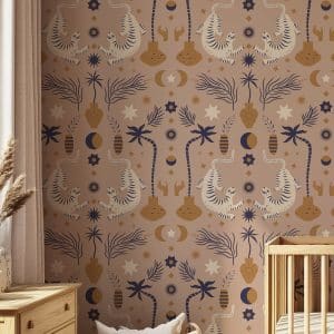 Behang Oriental Dream Brown
