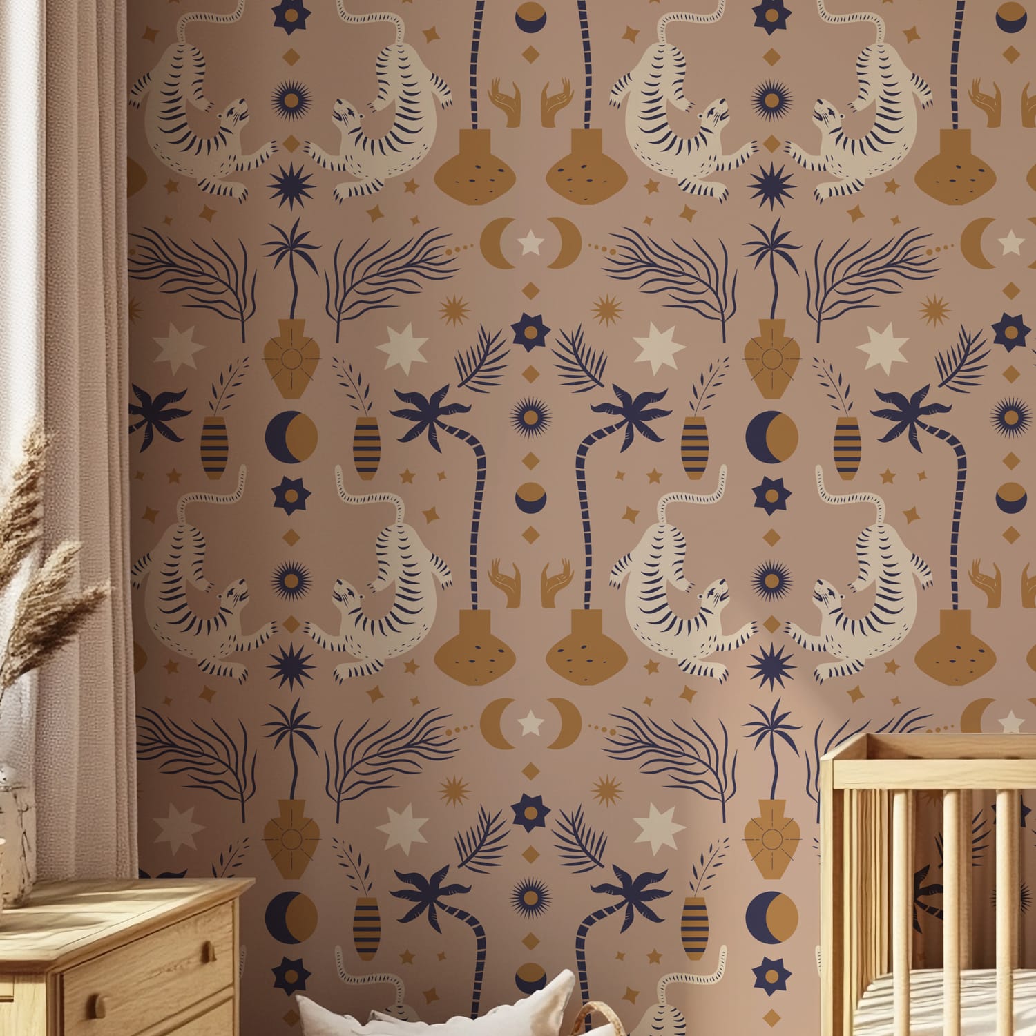 Behang Oriental Dream Brown