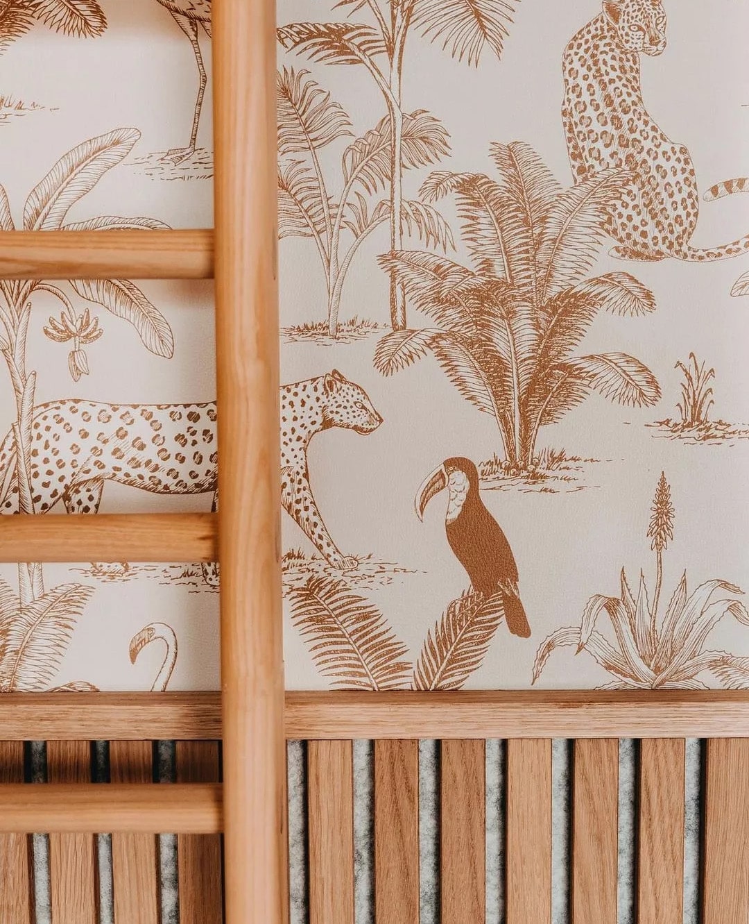 Behang Jungle Beige - Afbeelding 8