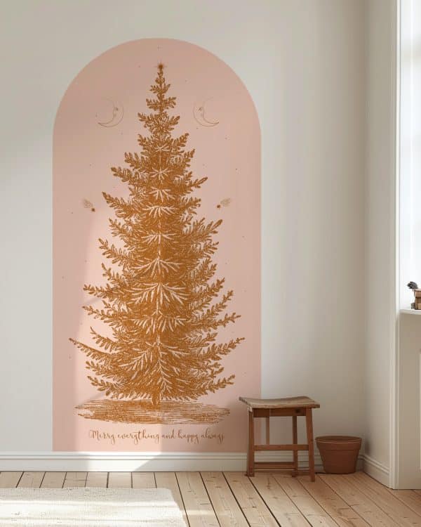 Kerstboom Behangboog Blush - Afbeelding 3