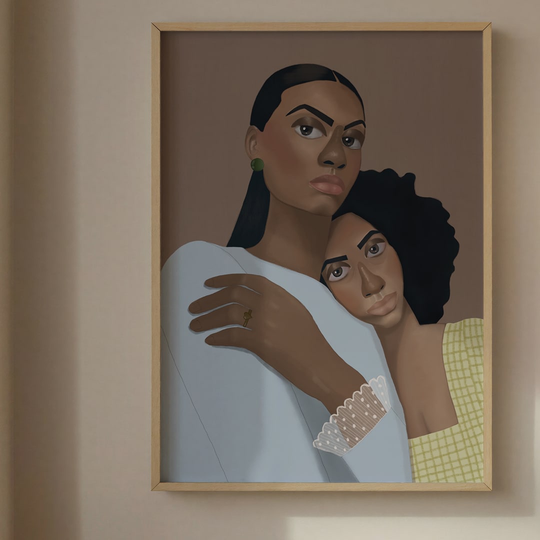 Artprint Amina & Kaya 30x40